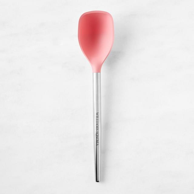 Williams Sonoma Stainless Steel Silicone Flexcore Deep Spoon, Geranium