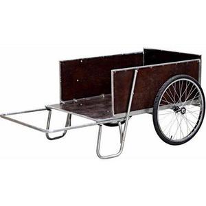 Outfitted with Galvanized Steel Edging Yard/Garden Cart, 67&quot;W, 13.6 cu. ft.