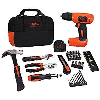 BLACK+DECKER Lithium-Ion Drill and Project Kit