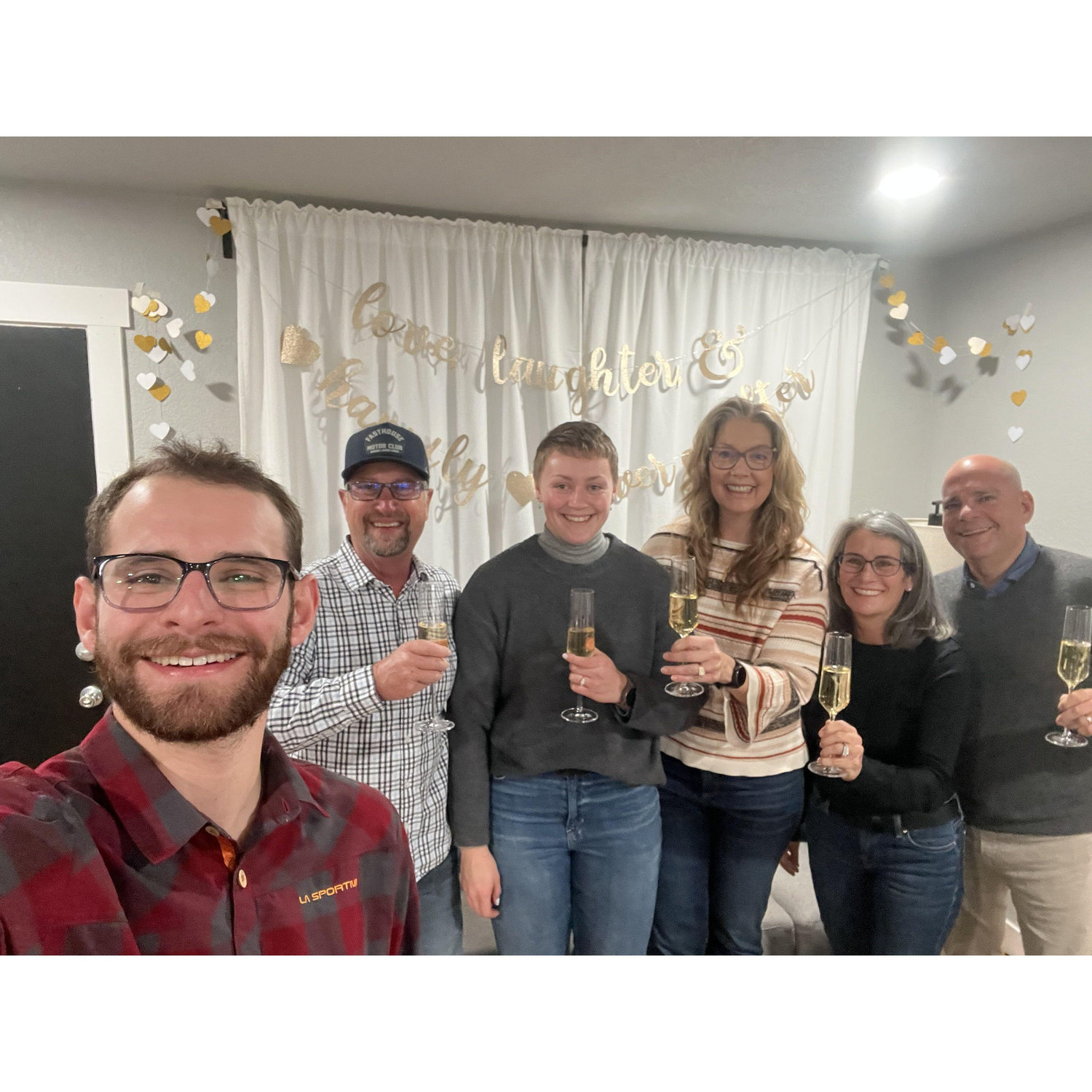 Celebrating our engagement!