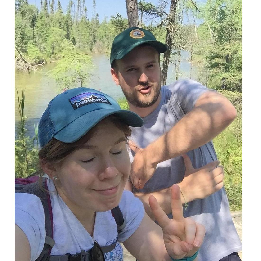 After Coleson proposed in Bemidji!