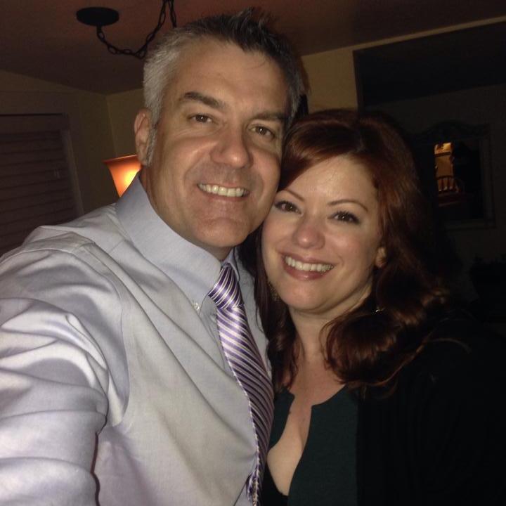 #Relfie in our dining room on date night.