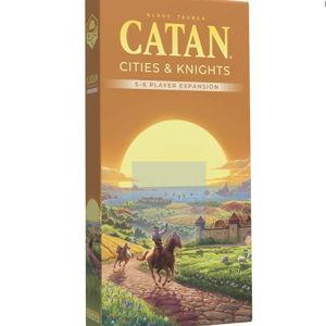 (Expansion pack) CATAN Cities & Knights 5-6 Player Board Game Extension (6th Edition) Add More Players, Strategy Game for Kids & Adults, Ages 12+, 3-6 Players, 90-120 Minute Playtime, Made by Catan Studio