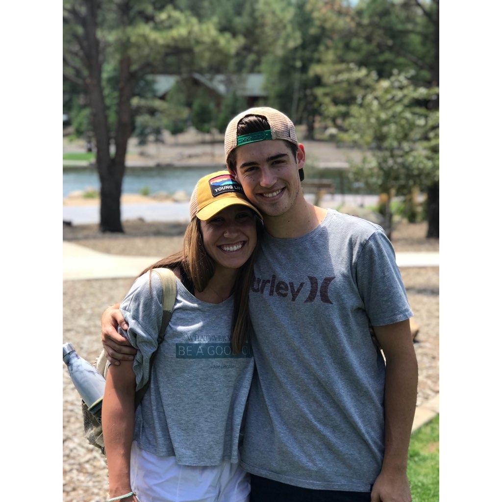Serving as YoungLife leaders together at Lost Canyon Camp
August, 2018