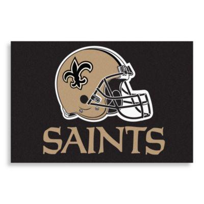 NFL New Orleans Saints Helmet 20-Inch x 30-Inch Floor Mat