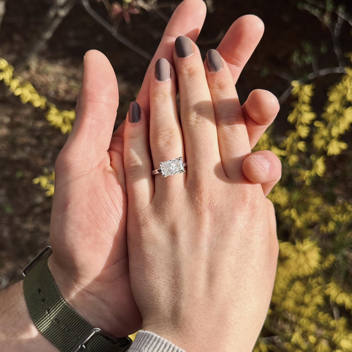 Andy truly gave Vivian the ring of her dreams❤️