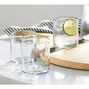 8.8 oz Hammered Glasses (set of 4)