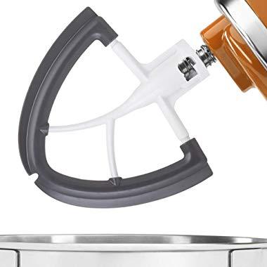 Gvode Flex Edge Beater for KitchenAid Tilt-Head Stand Mixer 4.5 and 5 Quart  -Coated Metal Flat Beater with Flexible Silicone Edge 