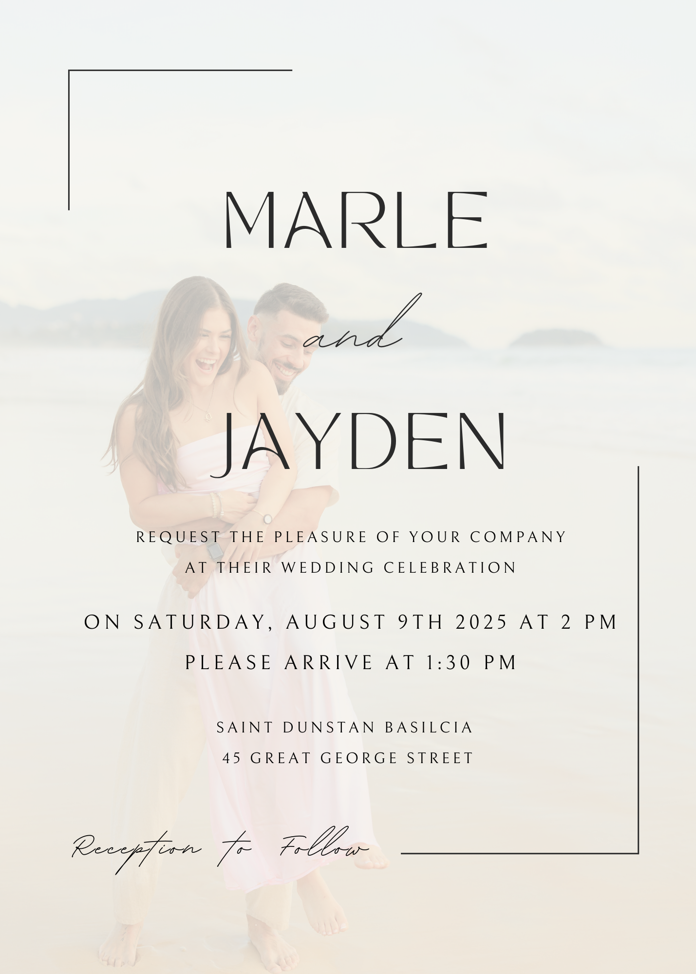 The Wedding Website of Marle Turner and Jayden Falls