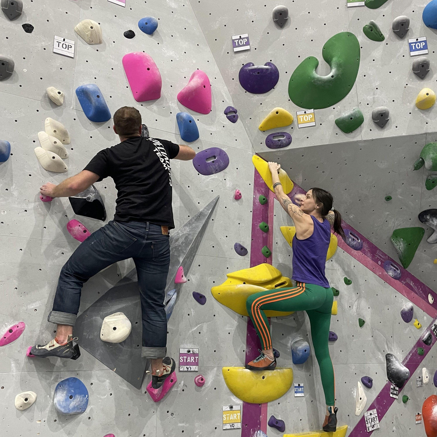Level 8 climbers - Gnartown, NC '20dope