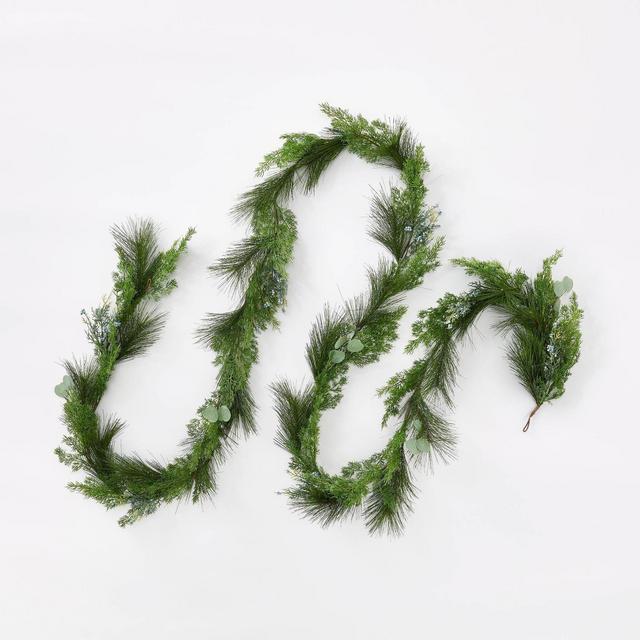 Extra Large Long Needle Pine with Juniper Artificial Garland - Threshold™ designed with Studio McGee