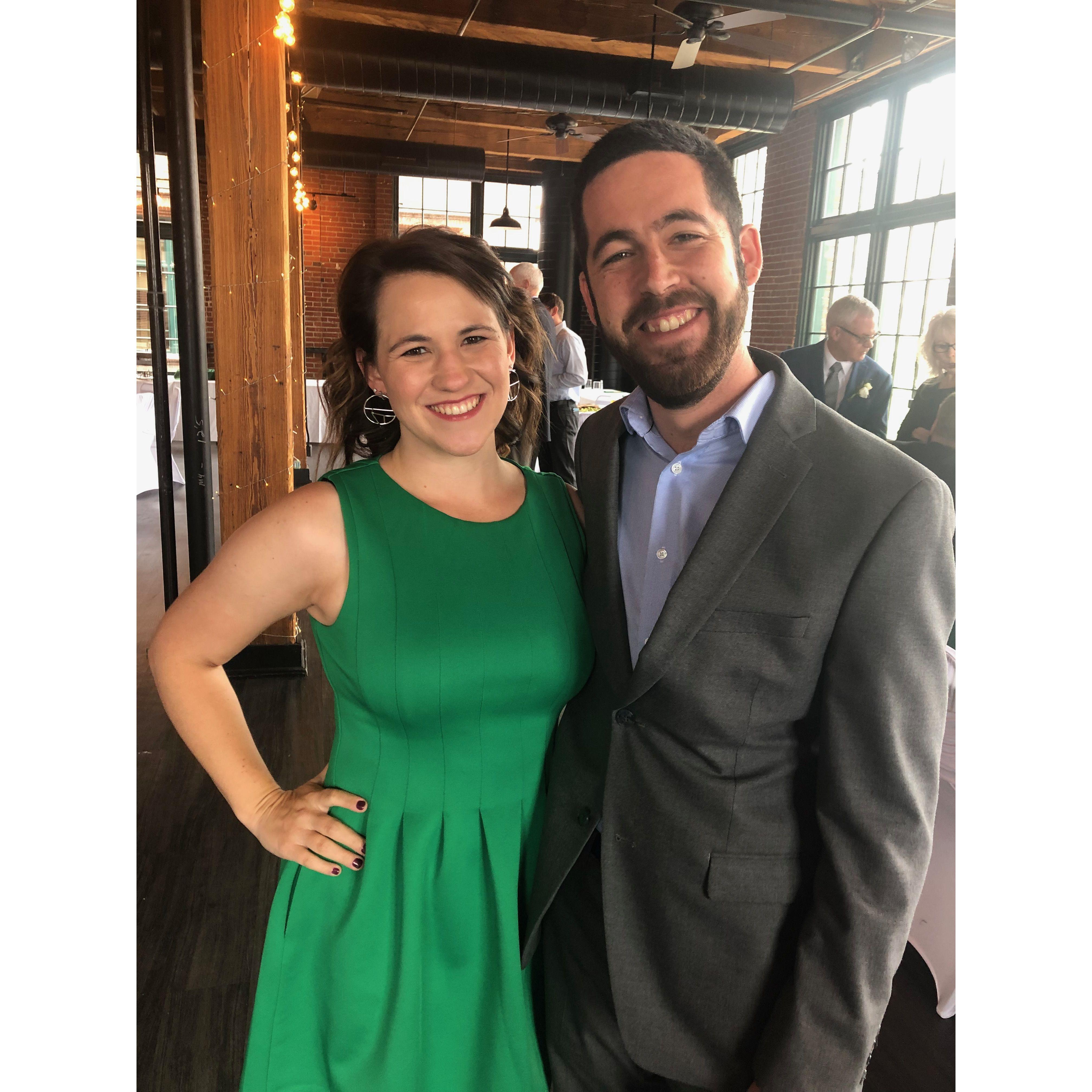 Our first wedding as "+1s" in 2019 to celebrate my friends Beth & Chris.