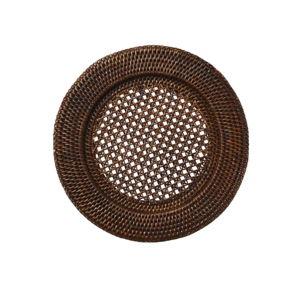 Rebecca Udall Rattan Charger, Brown