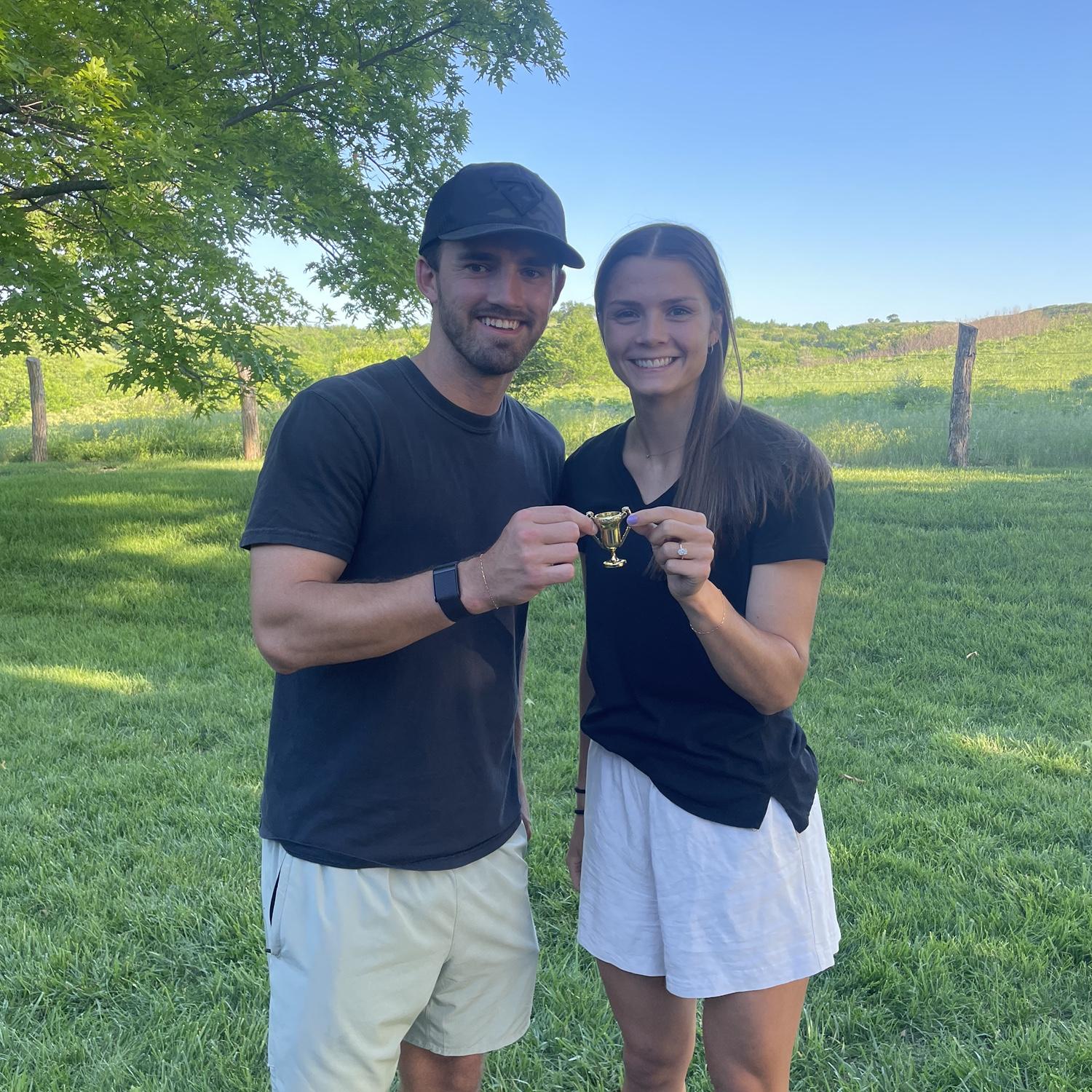 Corn hole champs!