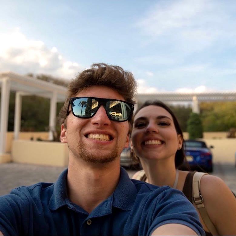 An hour after our engagement!