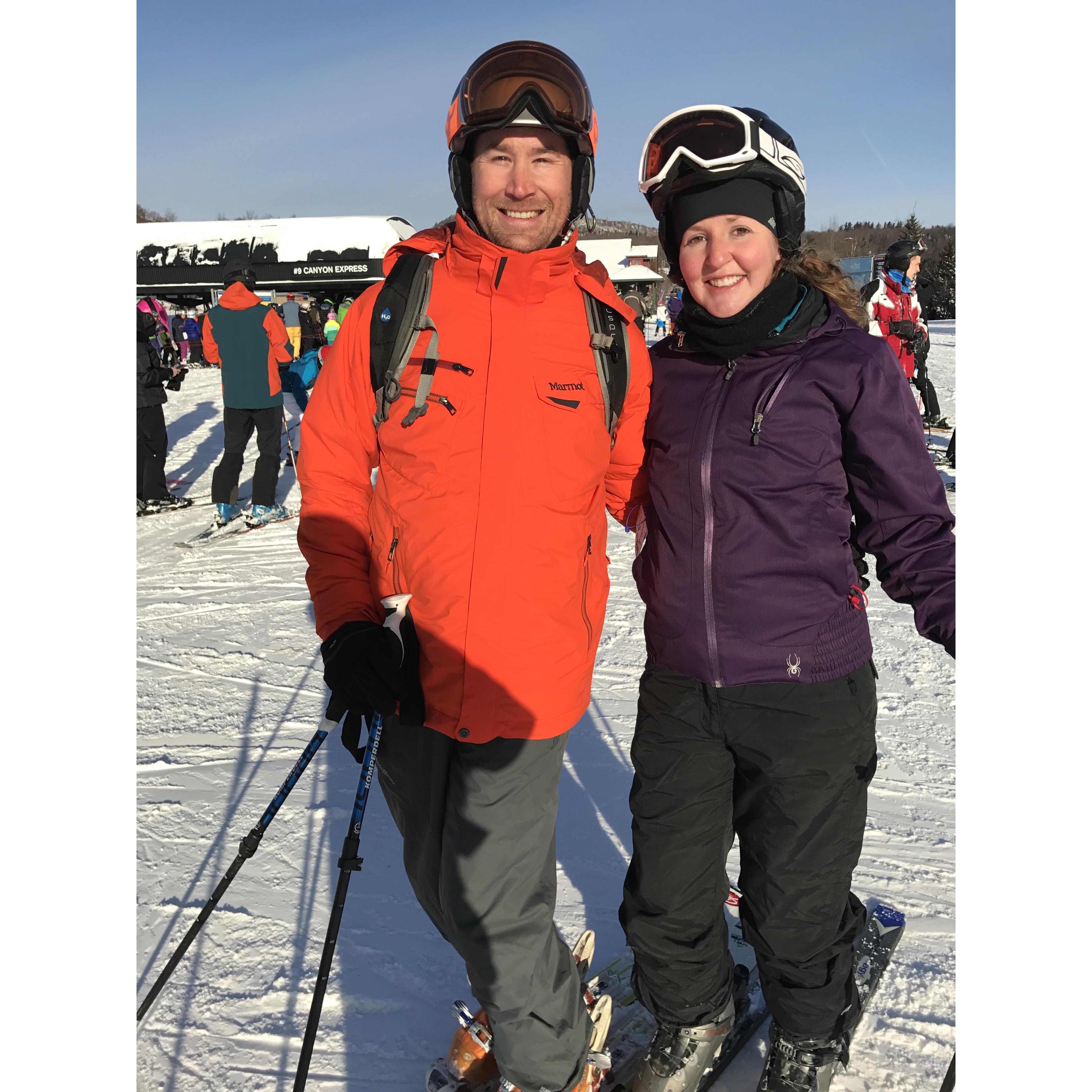 Mt Snow skiing