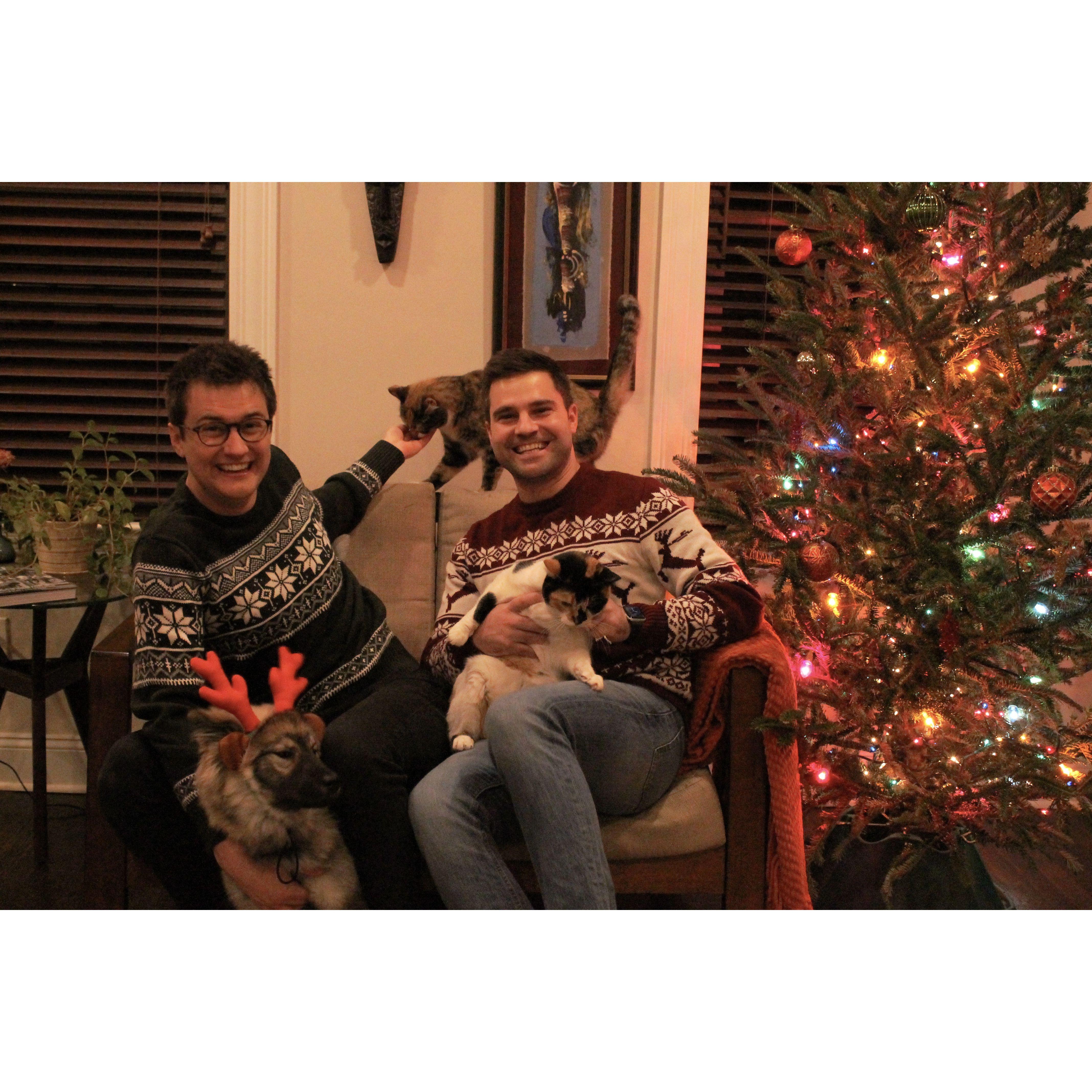 Our first actual Christmas card 2021