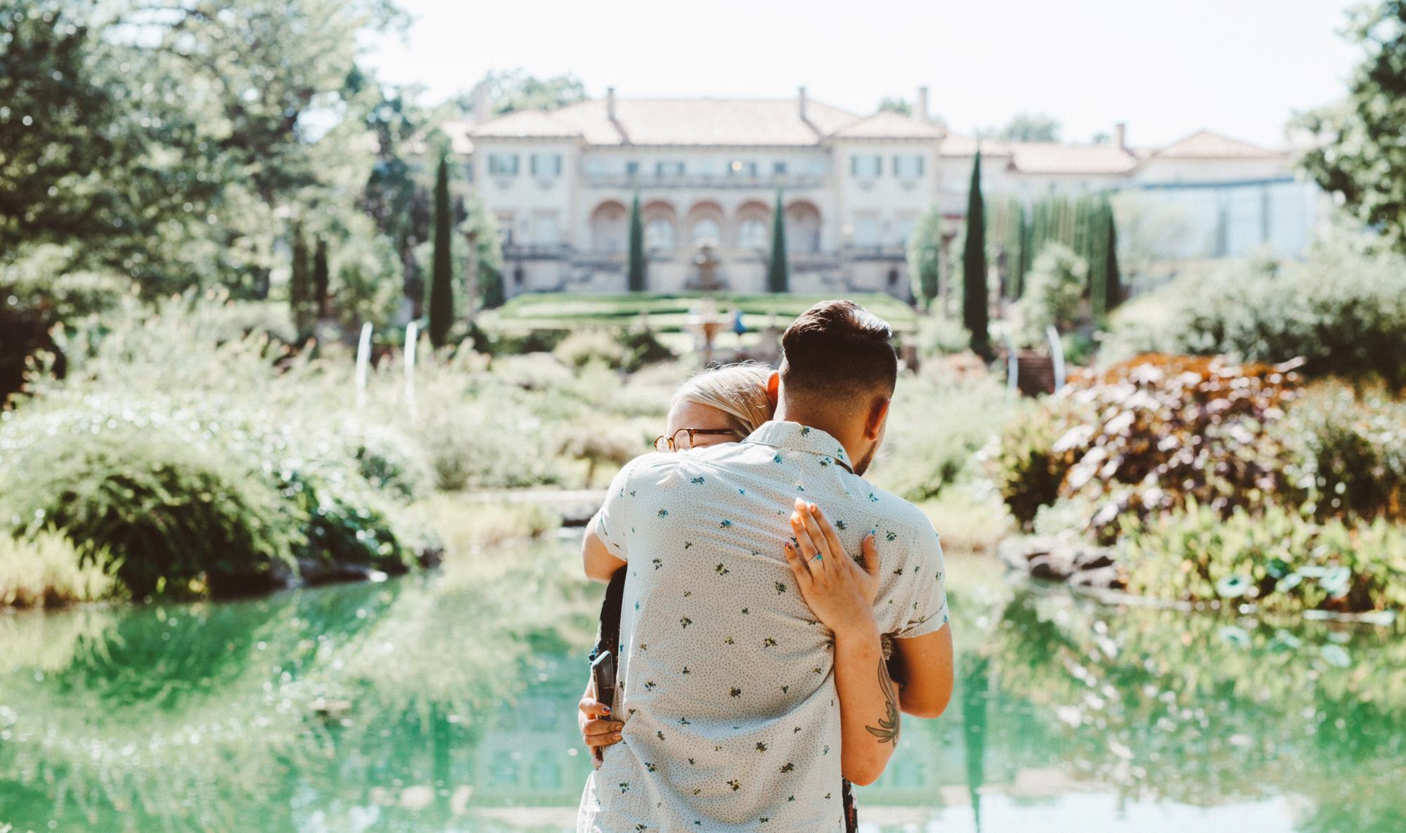 Moments after Josef asked me to be his wife.
