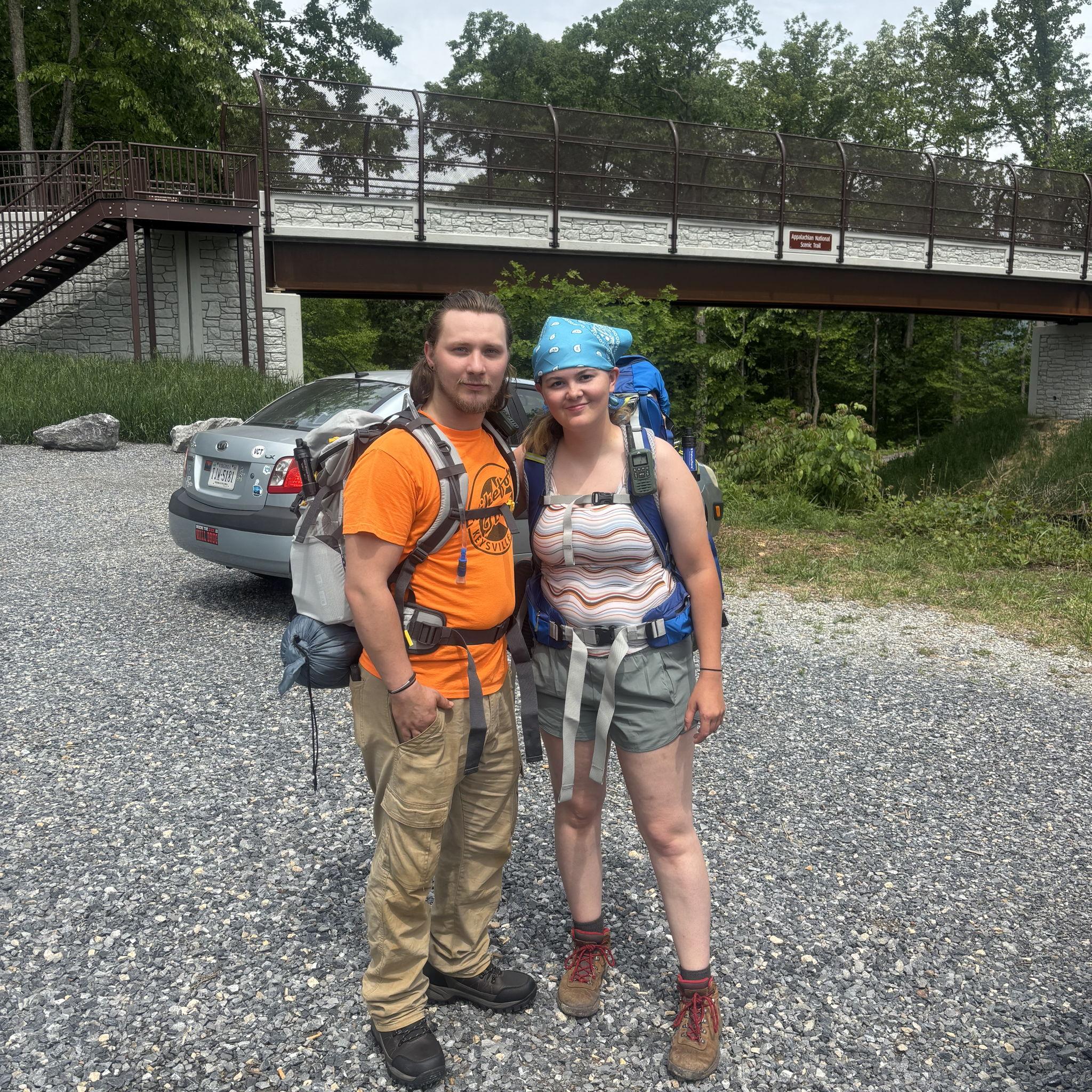 Before our backpacking trip