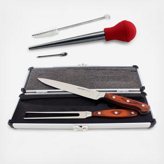 Essentials Pakka 6-Piece Carving Prep & Turkey Baster Set