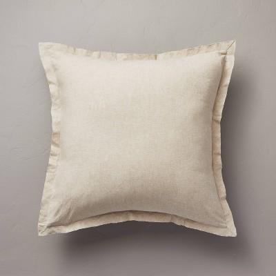 26"x26" Linen Blend Euro Bed Pillow - Hearth & Hand­™ with Magnolia