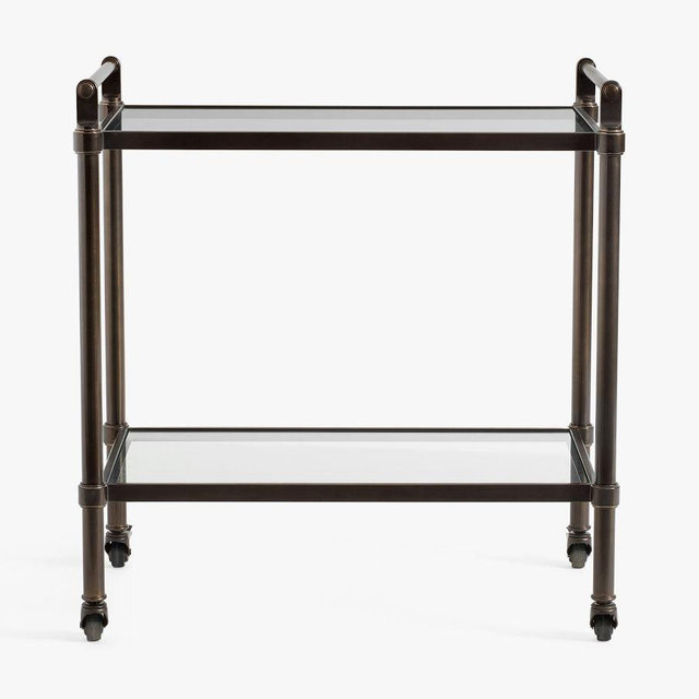 Everson Bar Cart, Bronze