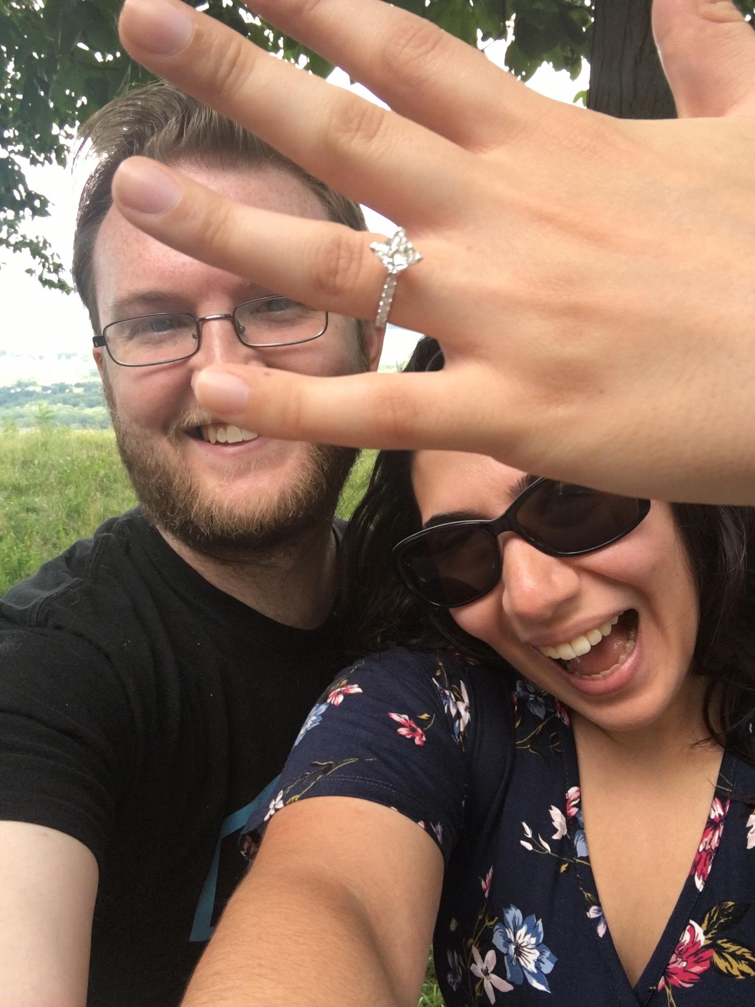 The day we got engaged!!