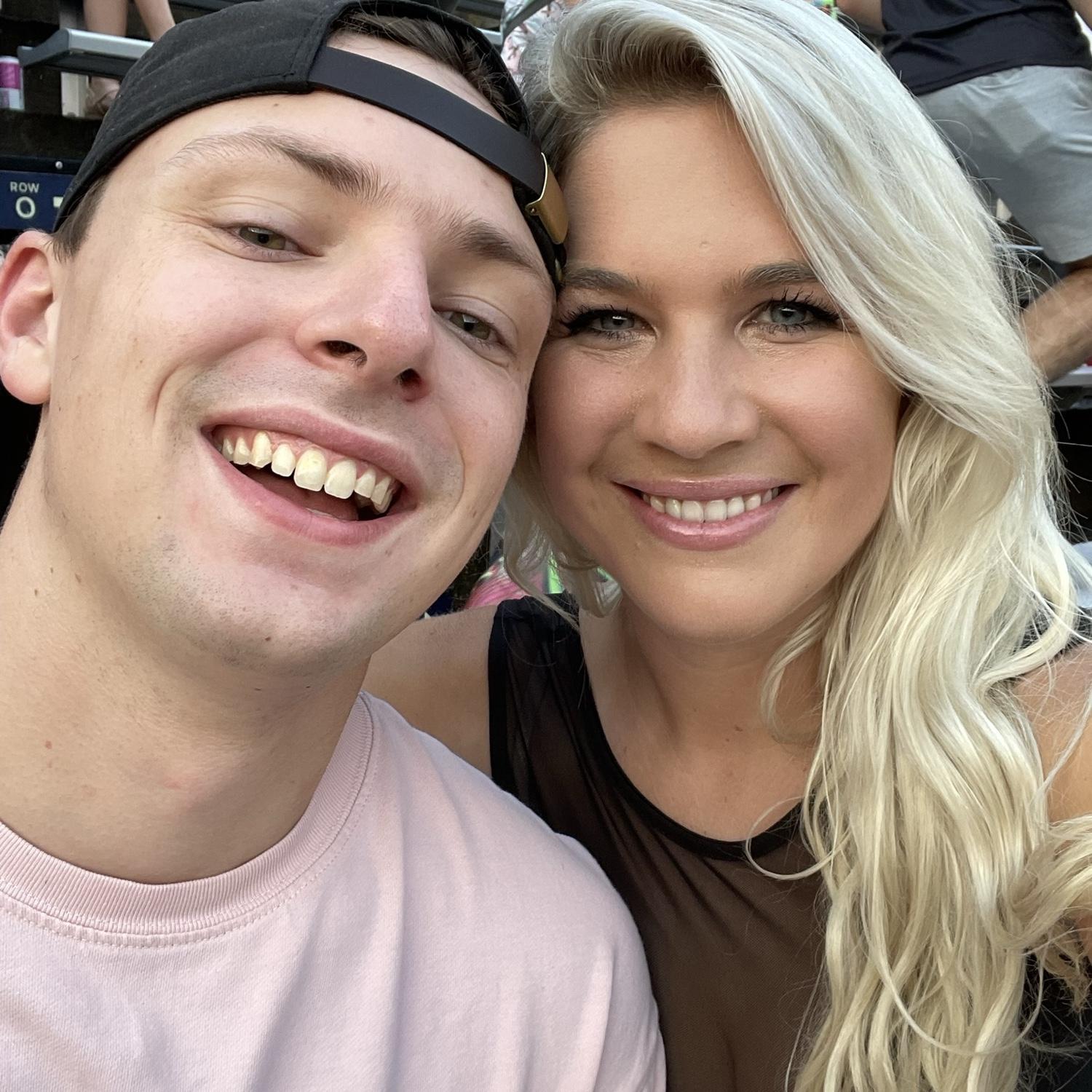 First of MANY concerts together to see ODESZA in NYC.