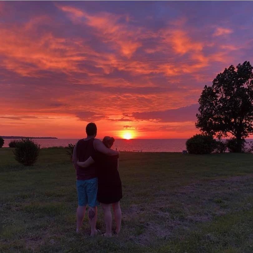 Sunsets at the Rivah, can't beat em!