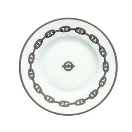 Hermès Chaine D'Ancre Platinum Bread & Butter Plate