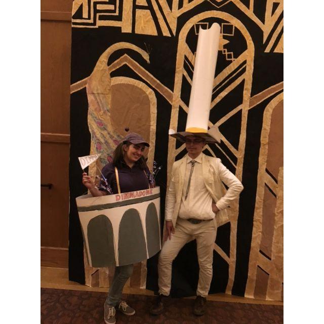 Halloween dance 2020. We went as Timmy Turner at the Dimmadome, and Douge Dimmadome, from fairly odd parents