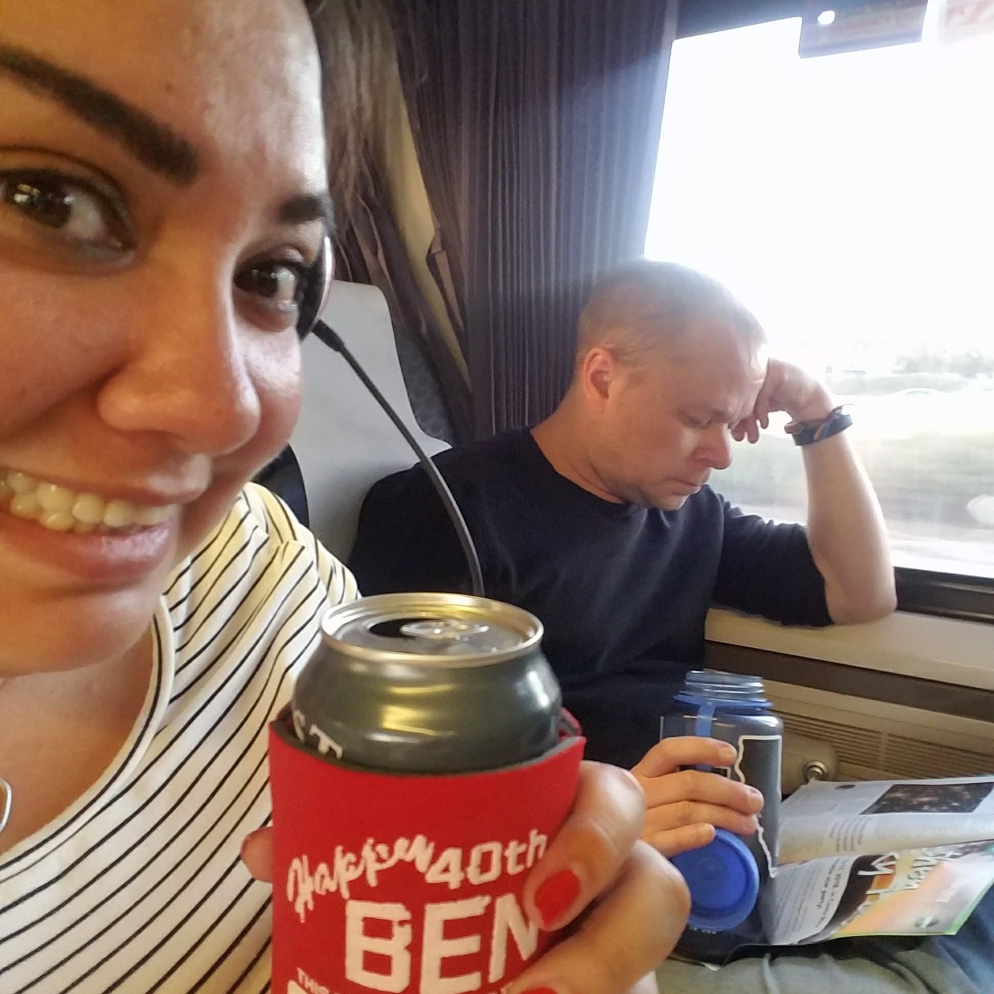 Riding the train to SD... February 2018