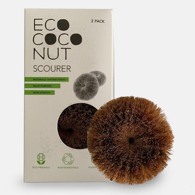 Coconut Fiber Dish Scrubber (2 pack)