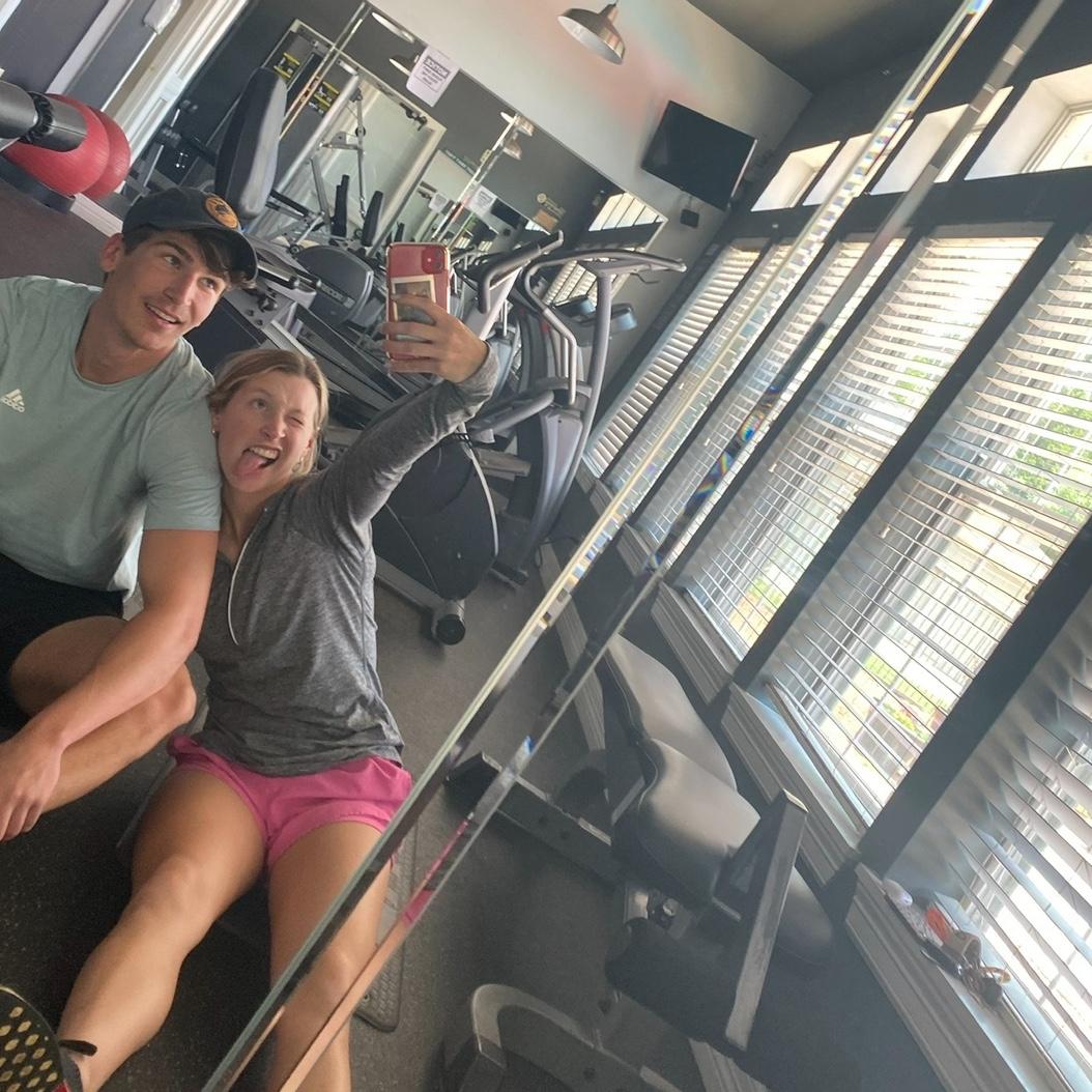 Working out!