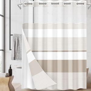 No Hook Curtain 71x74 Inch - Beige