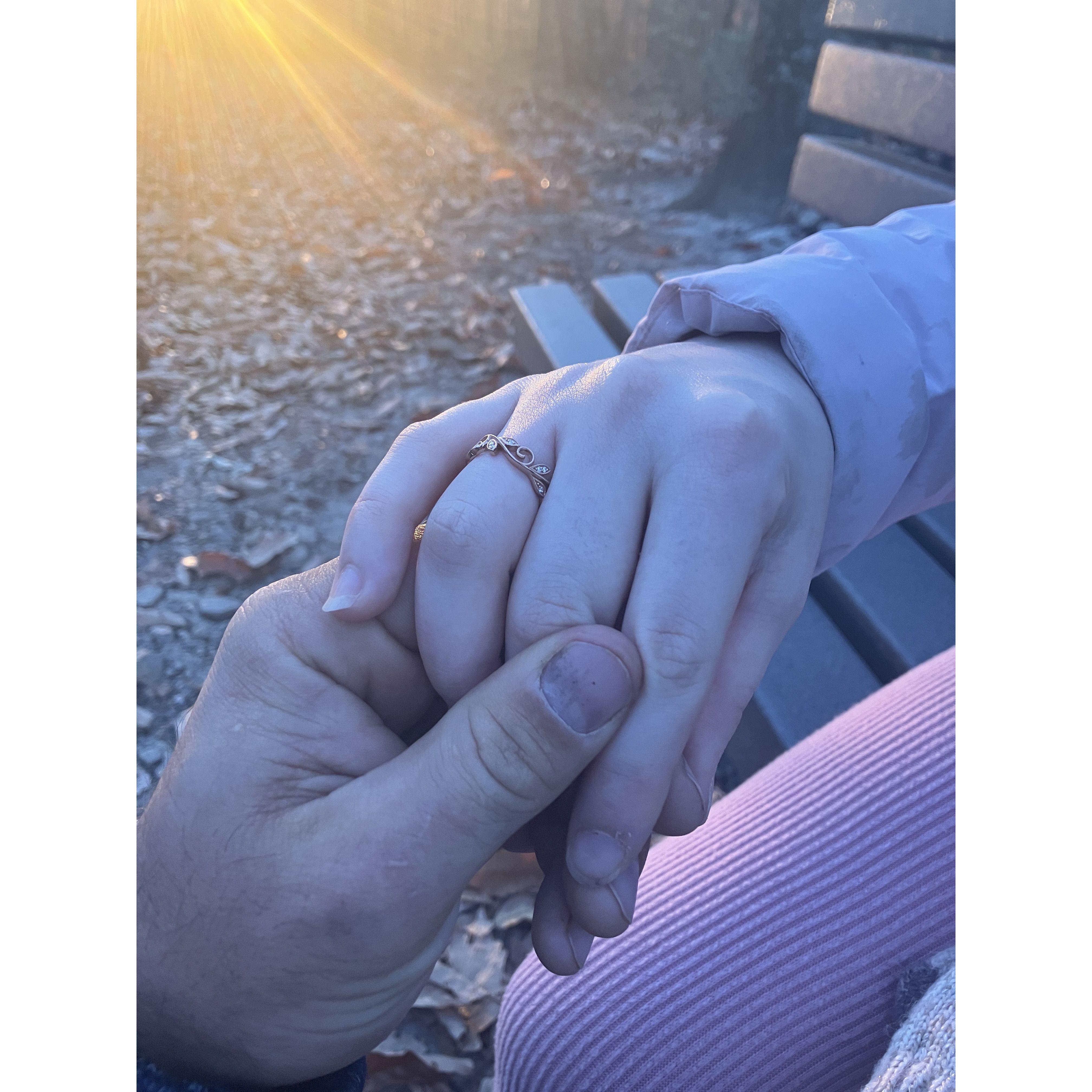 The perfect sunrise for the perfect proposal!