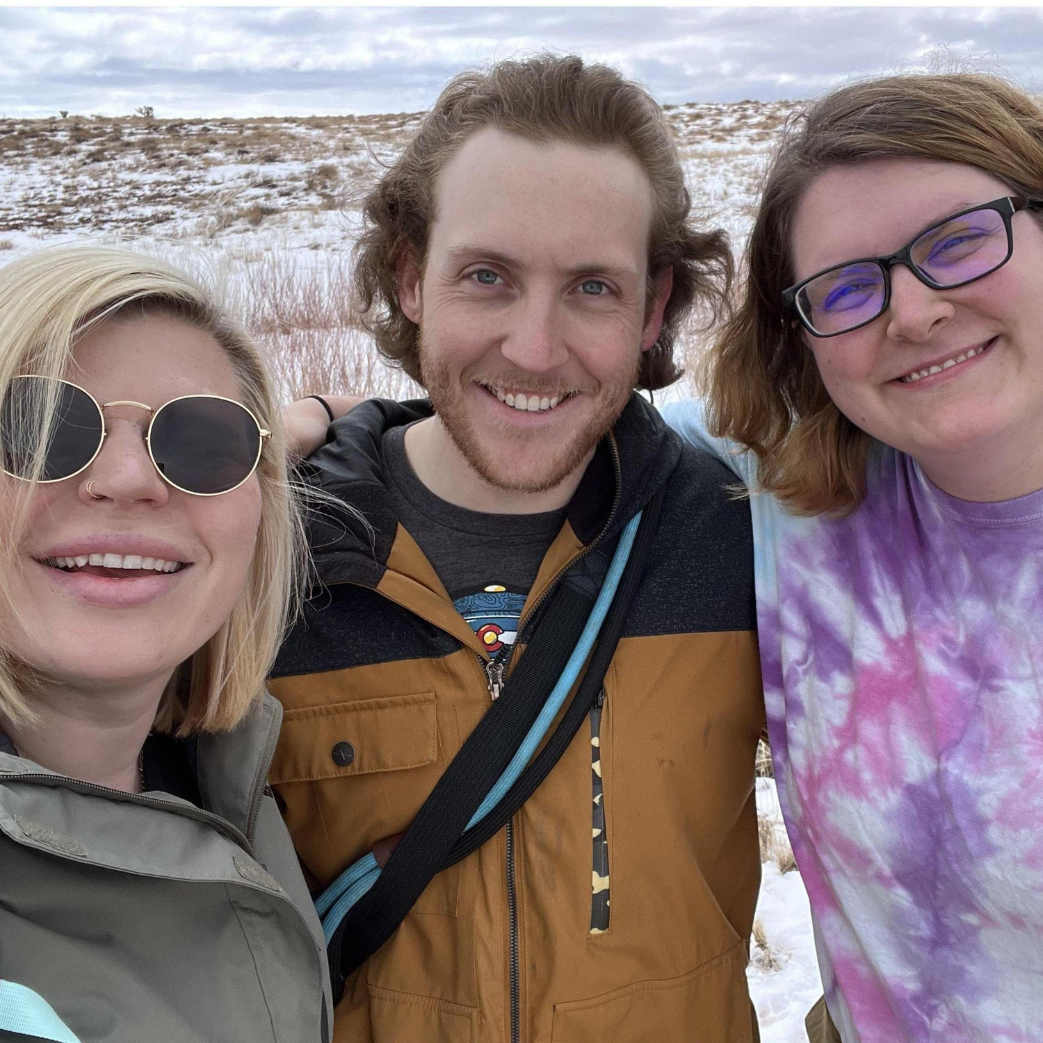 Hiking near Laramie with Lauren.