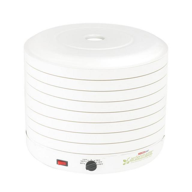 Gardenmaster 8-Tray White Expandable Food Dehydrator with Recipe Book