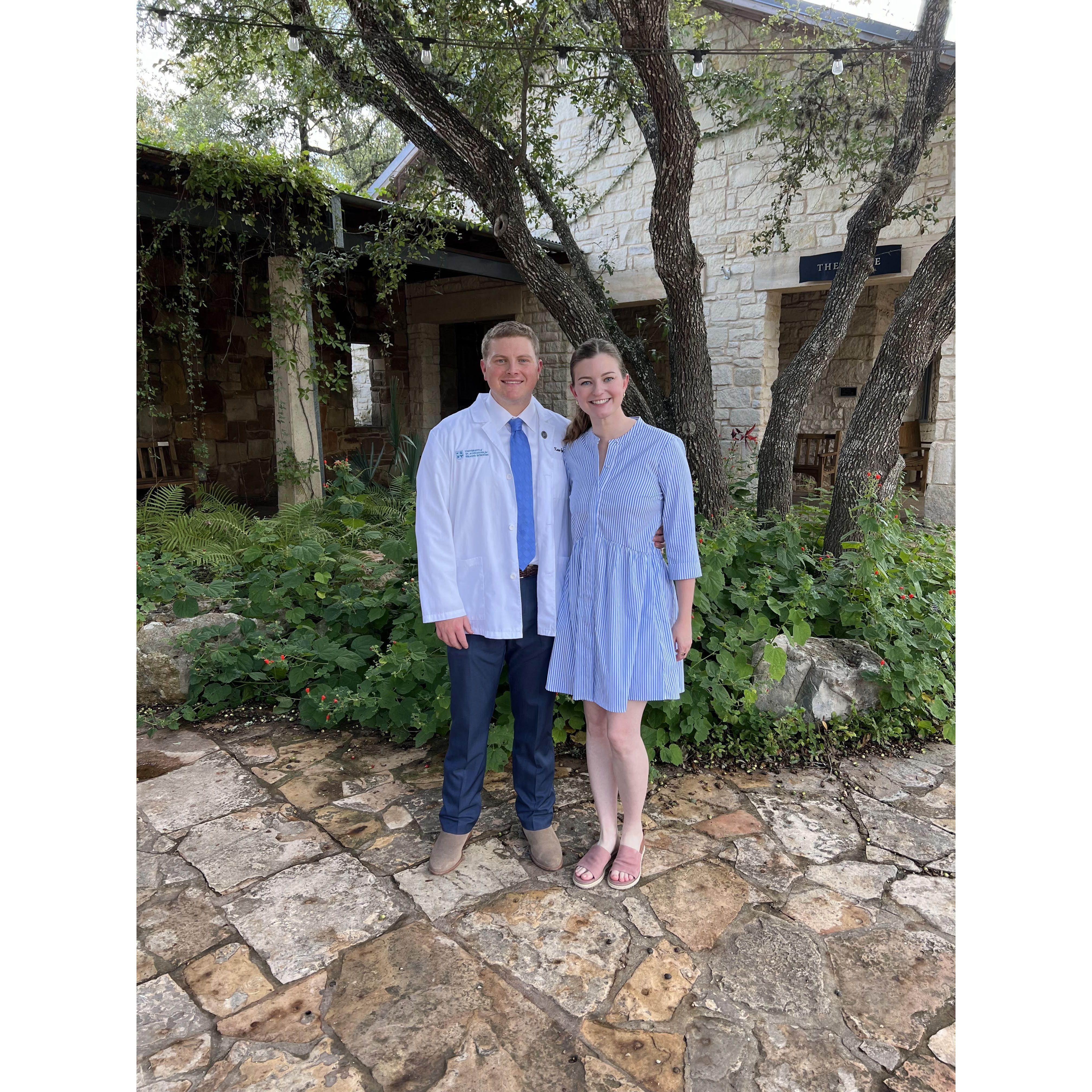 Kevin's white coat ceremony for PT school!