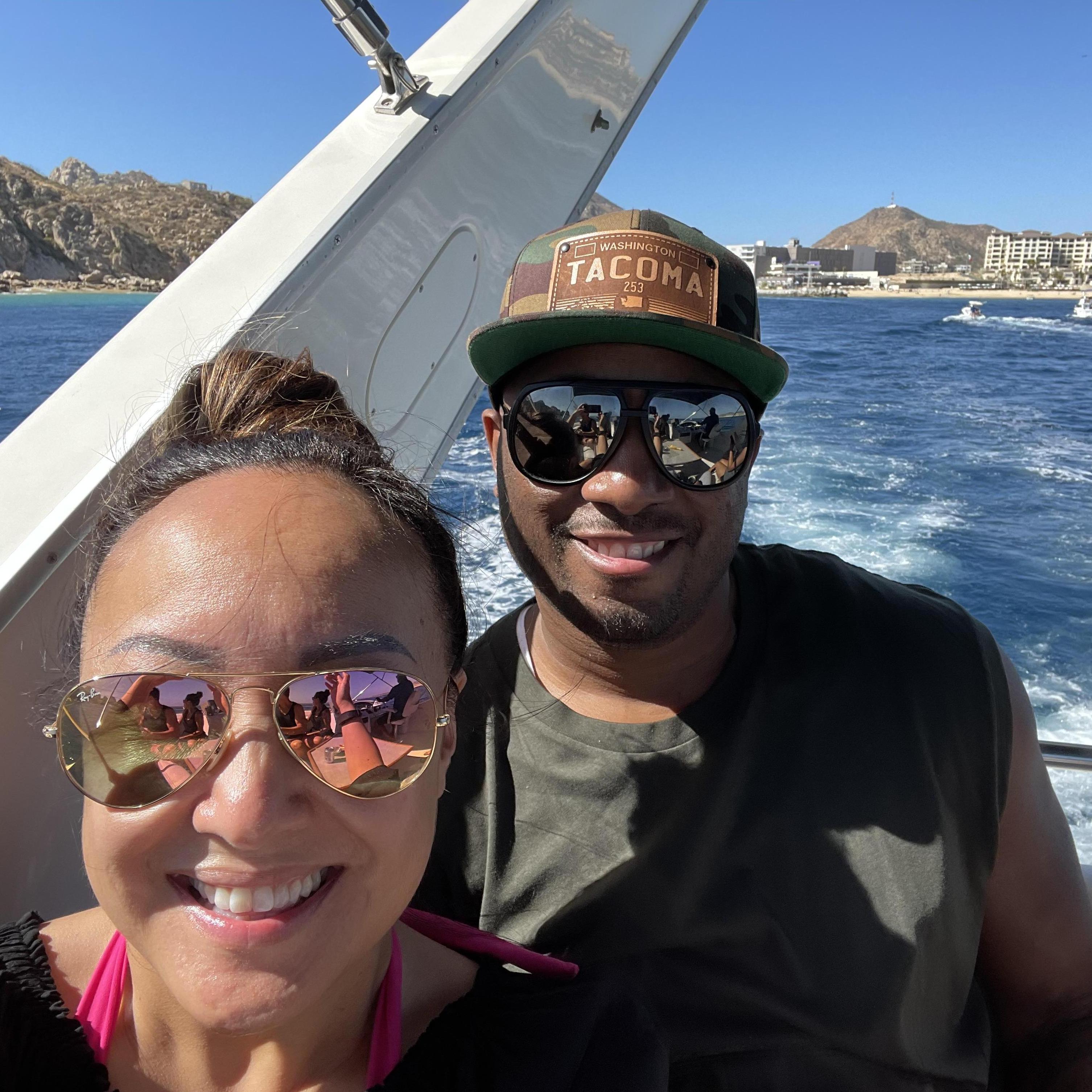 We are happiest in the sun, on the water, and with each other.