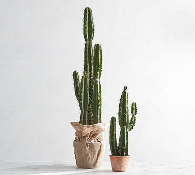 Faux Potted Saguaro Cactus