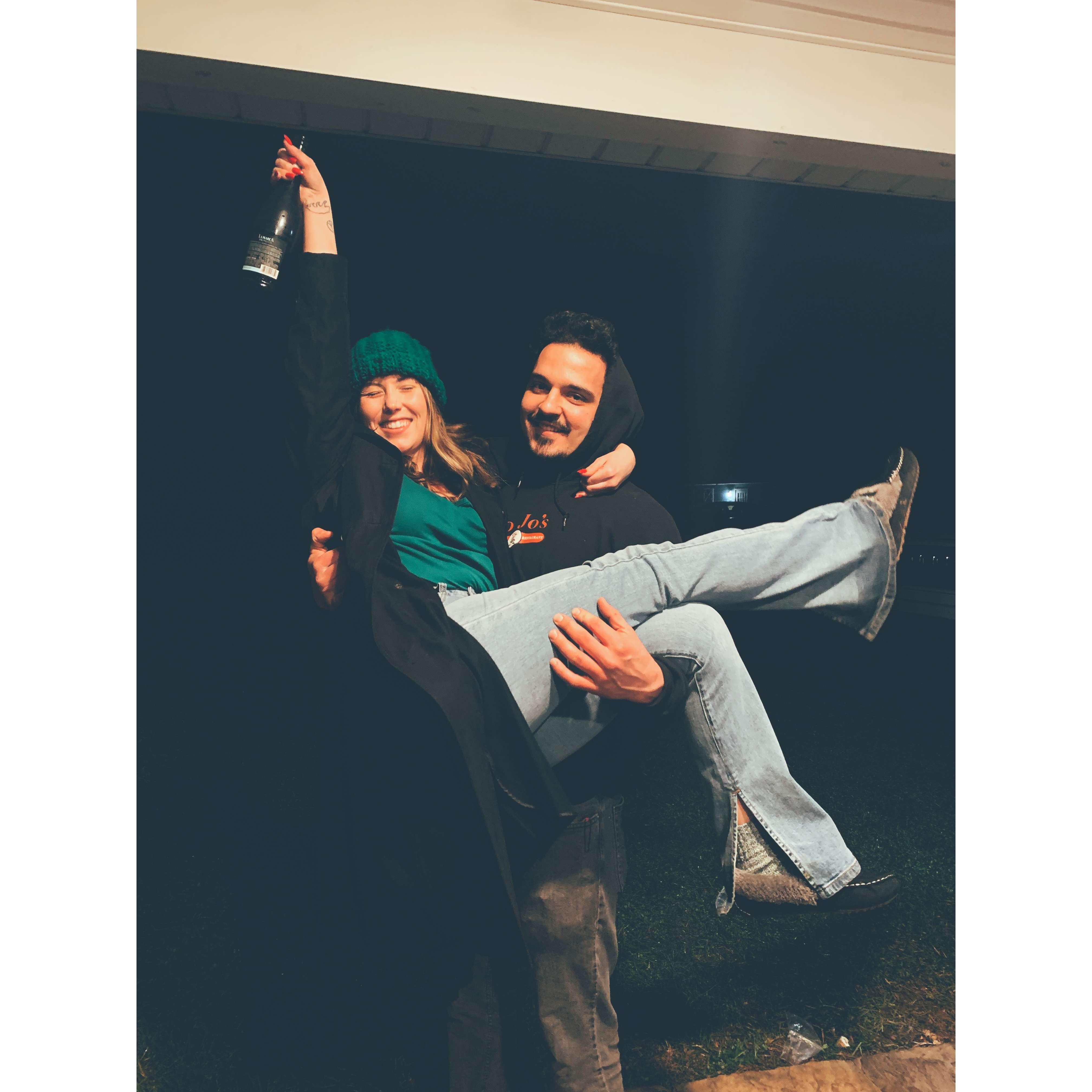 Our first New Year's celebration