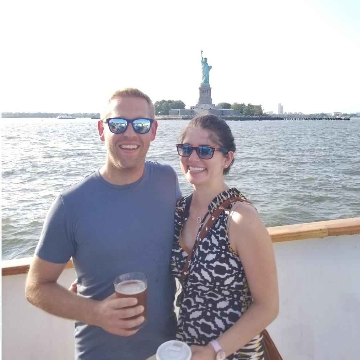 NYC boat cruise to The Statue of Liberty.
