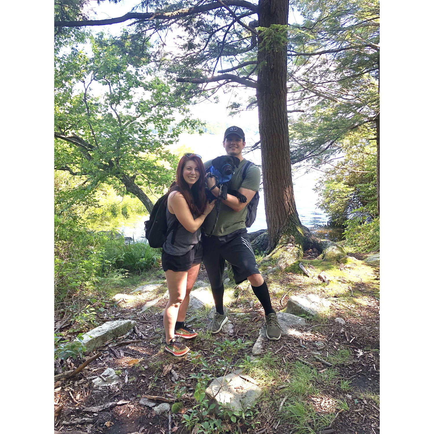 Maggie's first hike, 2020