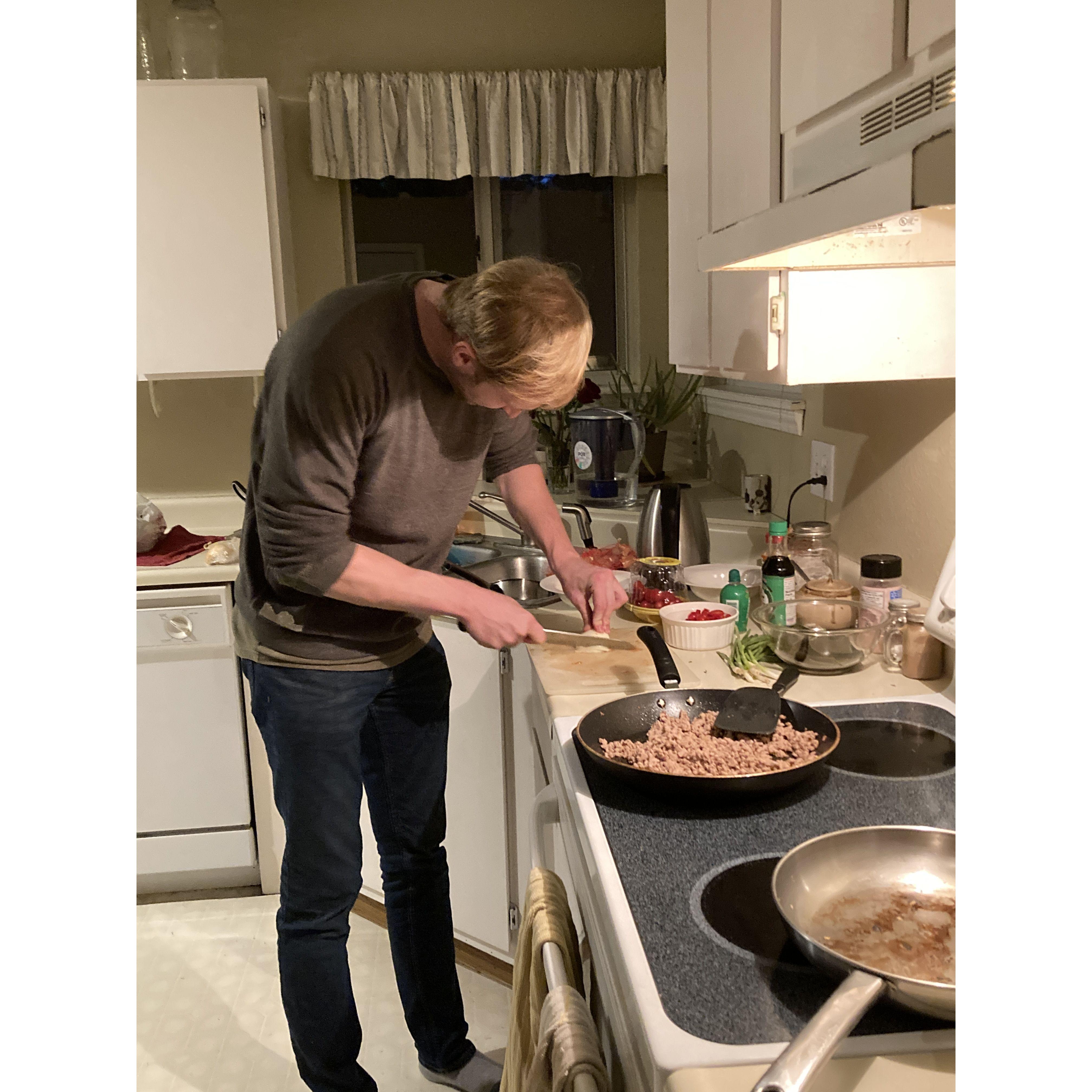 Just a German making homemade salsa!