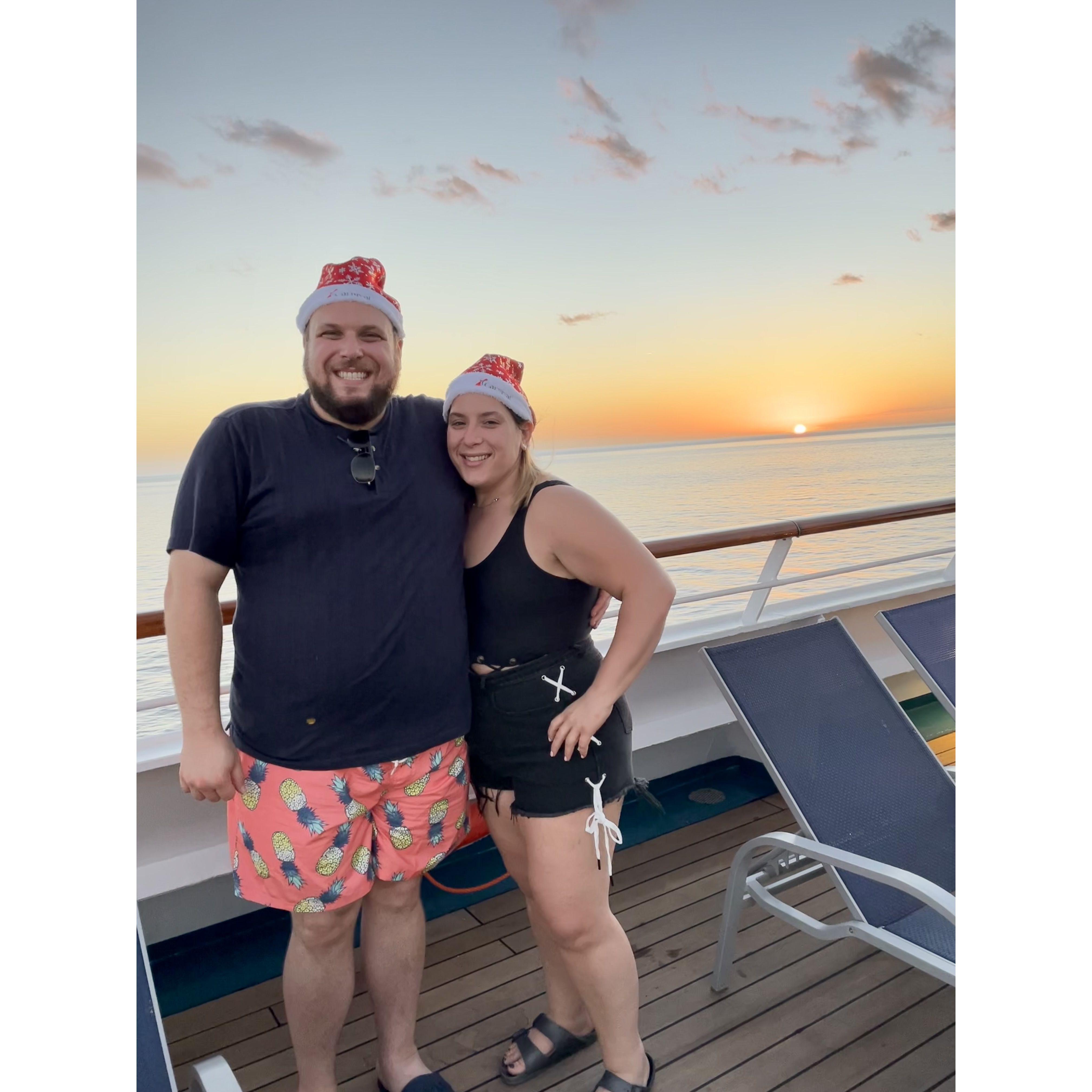 Our first cruise together.
