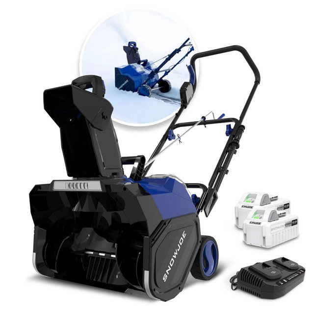 Snow Joe IONMAX 24V Cordless Snow Blower with Electric Engine, 24V-X2-SB18-GO