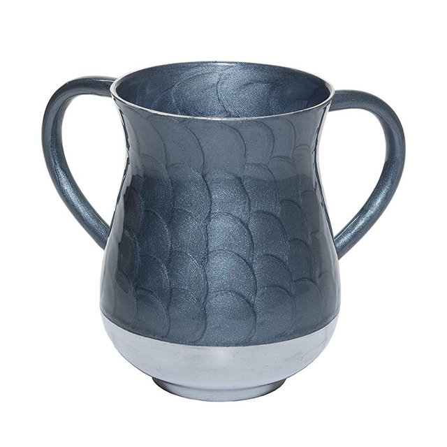 Elegant Aluminium Washing Cup 5 Inch, with Mini Tehillim Book (Set 28)