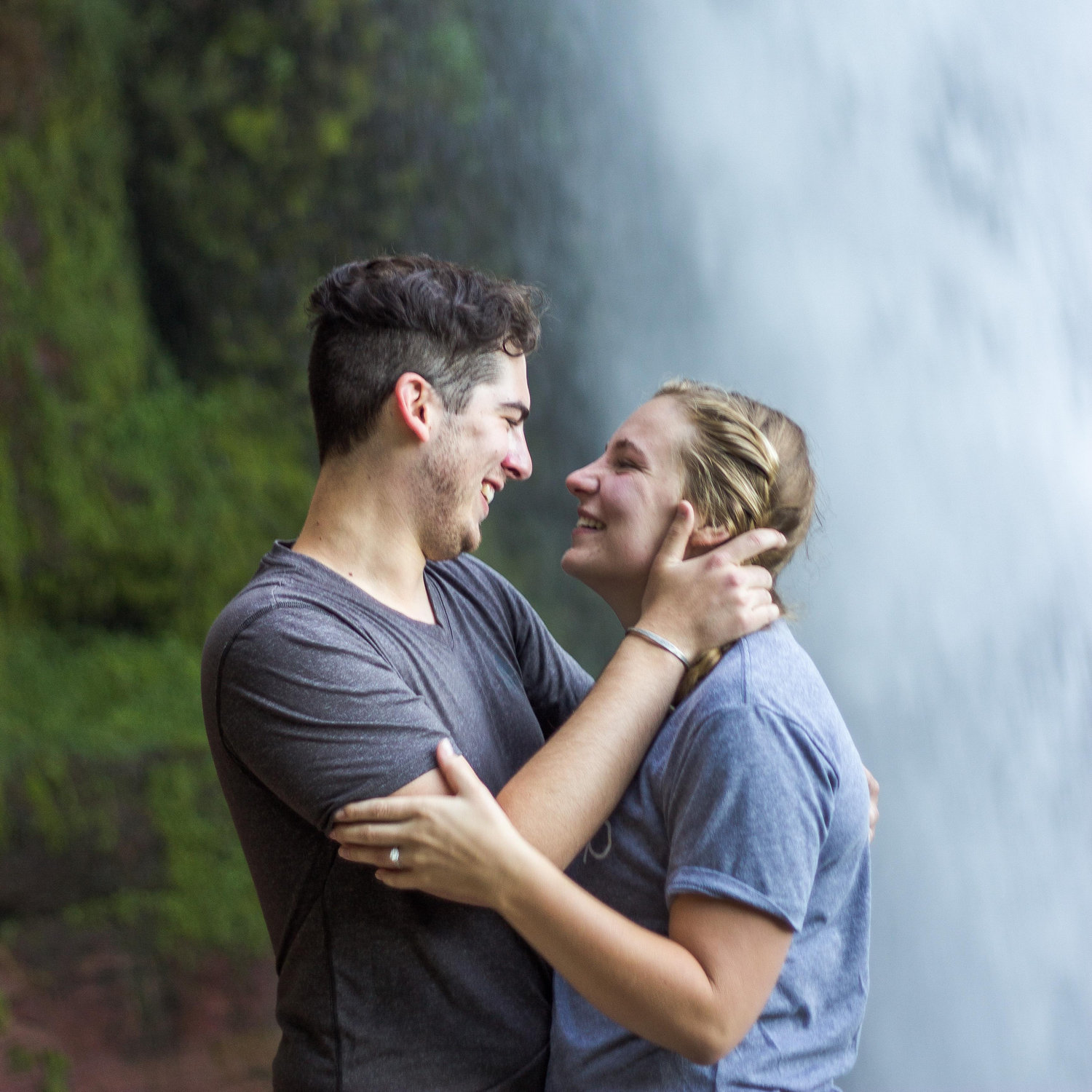 This is right after out engagement
- Tumalo Falls, OR