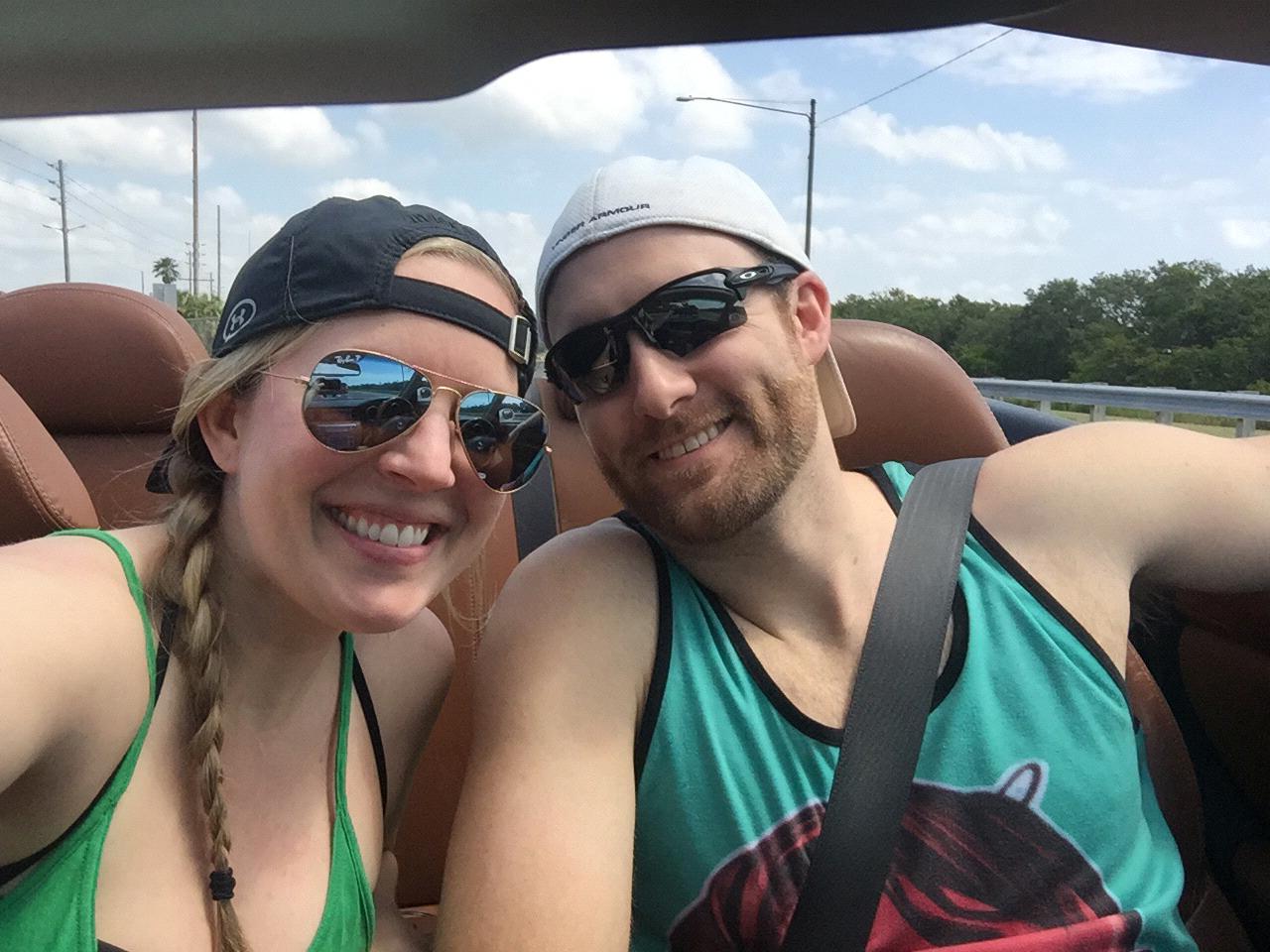 Florida Cruising in Tish and Tommy’s Convertible (April 2018)